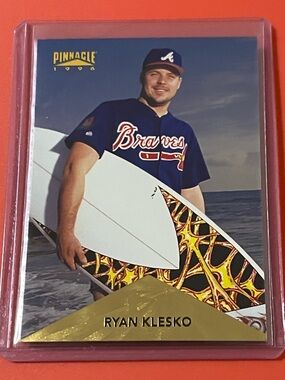 Ryan Klesko #253 1996 Pinnacle Baseball Trading Card
